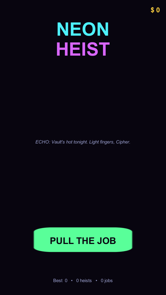 Neon Heist screenshot